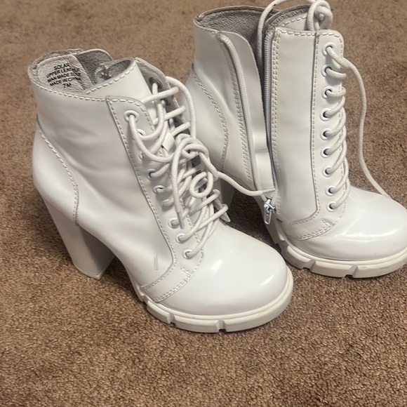 White Jeffrey Campbell Heels - Picture 2 of 4